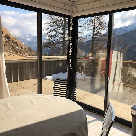 Grand Studio La Foux D Allos Avec Vue Et Terrasse Экстерьер фото