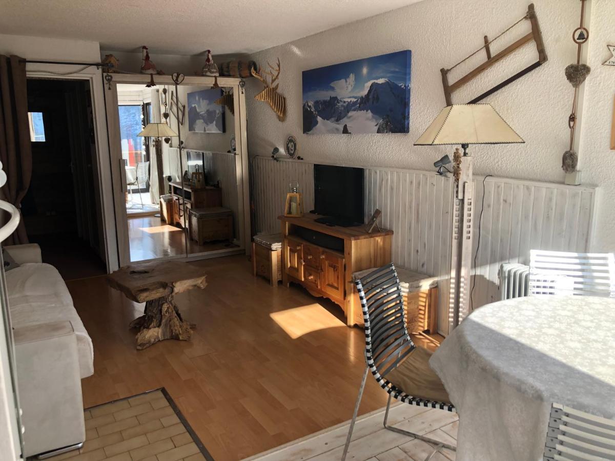 Grand Studio La Foux D Allos Avec Vue Et Terrasse Экстерьер фото