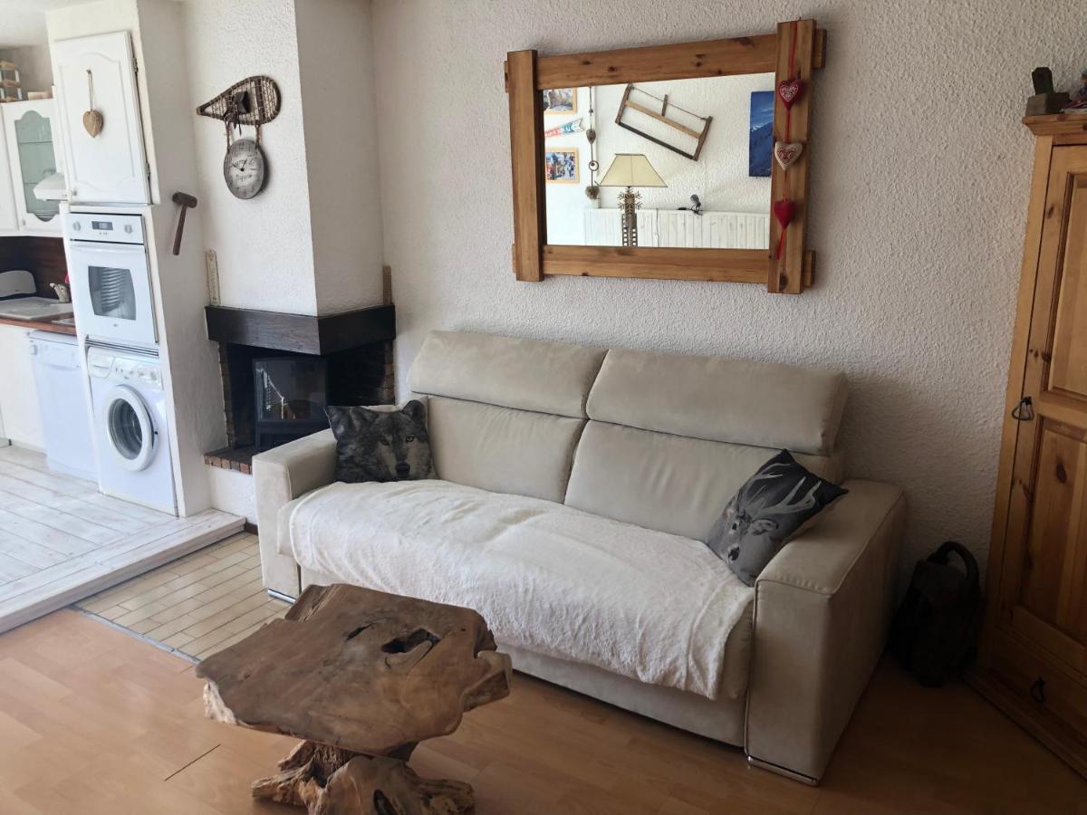Grand Studio La Foux D Allos Avec Vue Et Terrasse Экстерьер фото